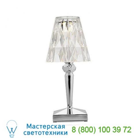 Precious battery table lamp kartell 9145/xx, настольная лампа