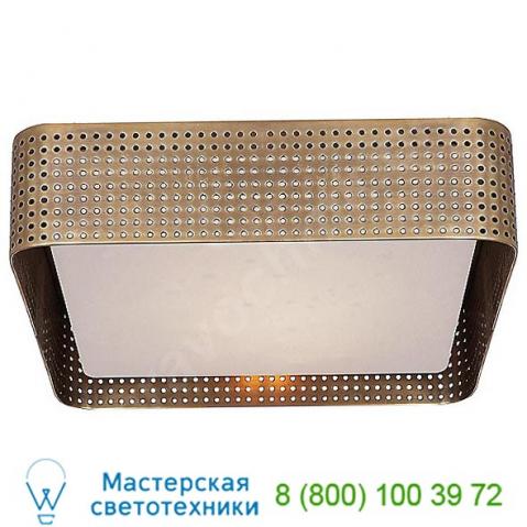 Visual comfort precision flush mount ceiling light (brass) - open box , светильник