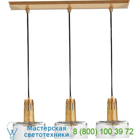 Iris linear suspension light visual comfort tob 5703bz/hab-cg, светильник