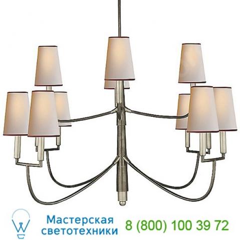Farlane 2-tier chandelier visual comfort tob 5017an-np/rt, светильник