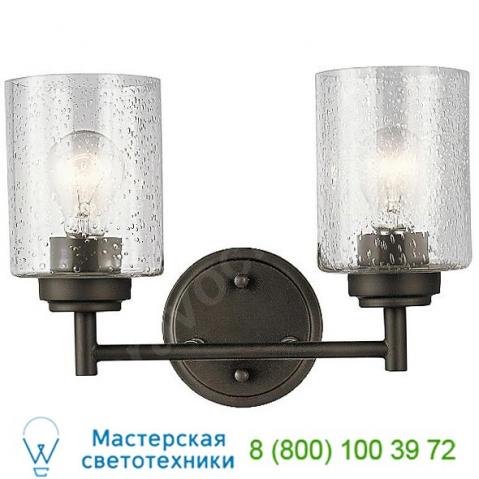 45885ni winslow vanity light kichler, светильник для ванной