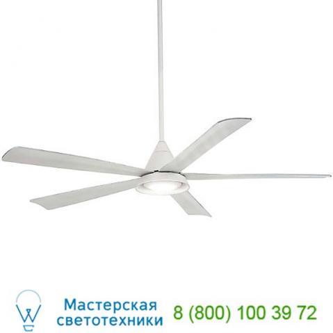 Cone led ceiling fan minka aire fans f541l-orb, светильник