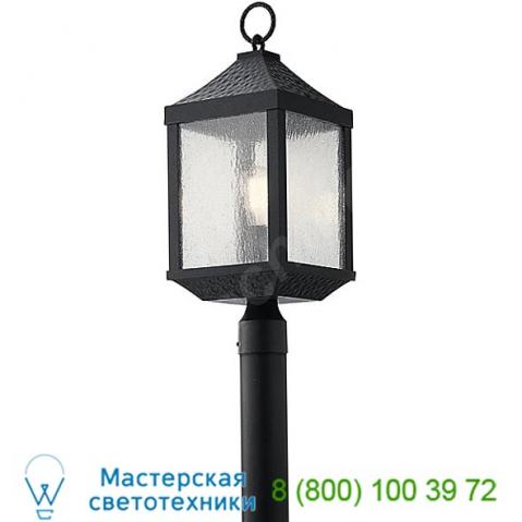 Springfield outdoor post mount kichler 49987dbk, ландшафтный светильник