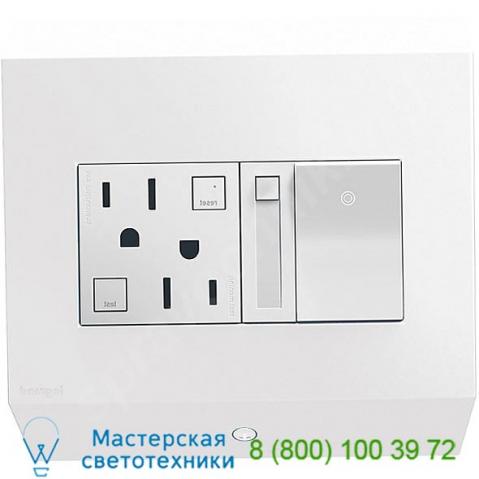 Legrand adorne control box with paddle dimmer and 15a gfci apcb6tm2, светильник