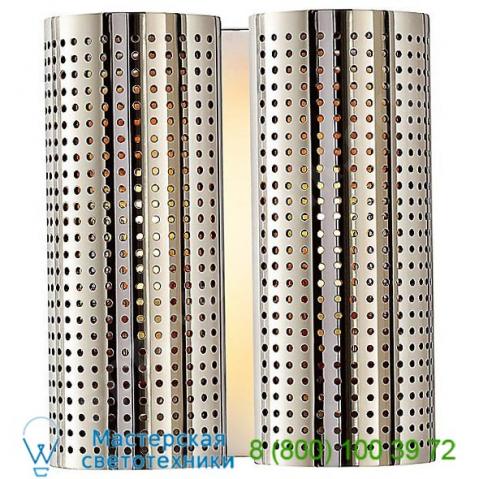 Precision double wall sconce visual comfort kw 2063ab, настенный светильник бра