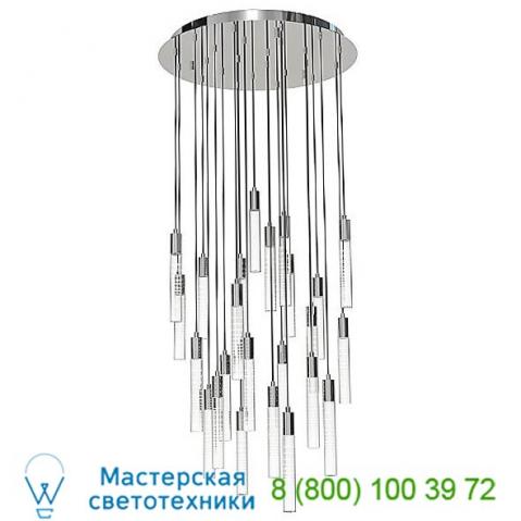 Blackjack lighting ser-20p-bl-bu seraph round 20 inch led chandelier, светильник