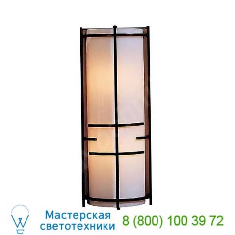 205910-1010 hubbardton forge banded extended bars glass wall sconce, настенный светильник