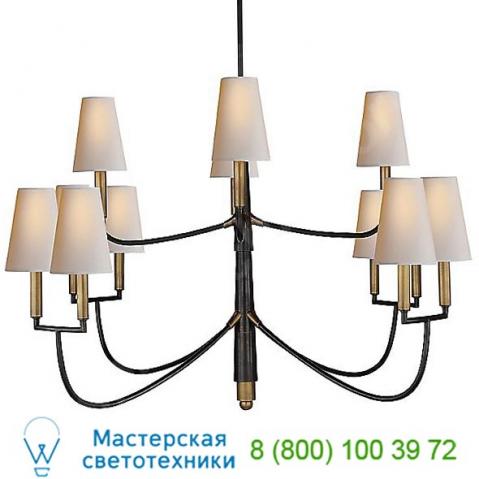 Tob 5017an-np/rt farlane 2-tier chandelier visual comfort, светильник