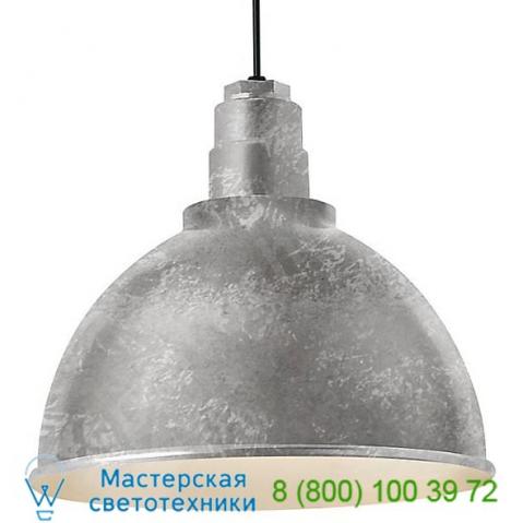 Deep reflector outdoor pendant troy rlm lighting 5drd12mbk-bc, уличный подвесной светильник