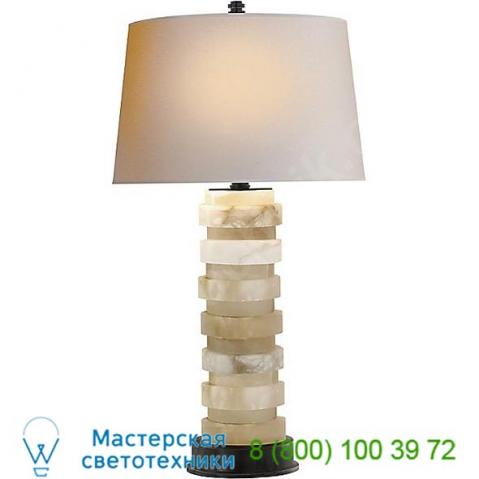 Cha 8934alb-np oval stacked table lamp visual comfort, настольная лампа