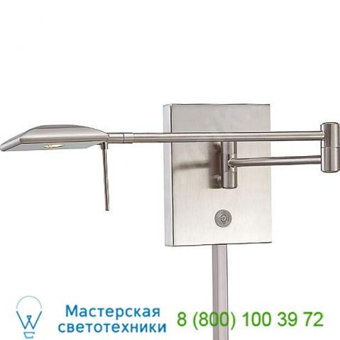 Georges reading room p4328 led swing arm wall lamp p4328-084 george kovacs, бра