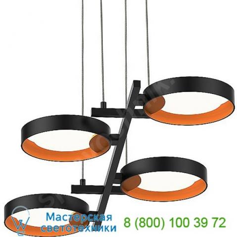 Sonneman lighting light guide ring 4-light led pendant light 2655. 25w, светильник