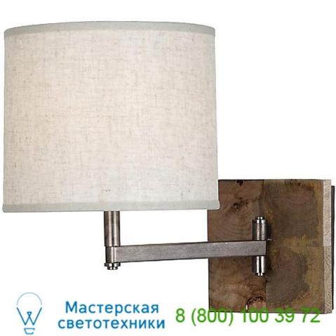 Oliver swing arm wall sconce robert abbey 829, бра