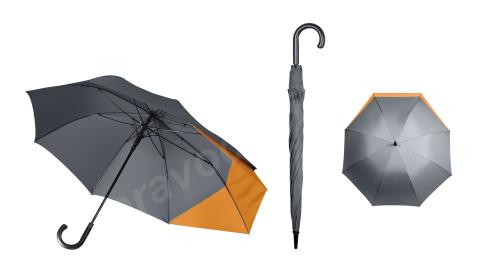 Зонт-трость с логотипом.