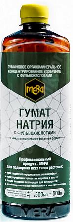 Удобрение гумат натрия мера с фульвокислотами 0,5л