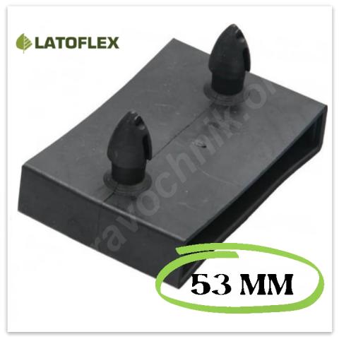 Латодержатель центральный для ламелей шириной 50-53 мм. черный.
