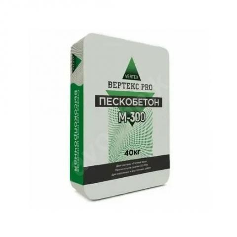 Пескобетон м-300 вертекс про 40кг